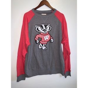 Large Wisconsin Badgers Crewneck Sweatshirt